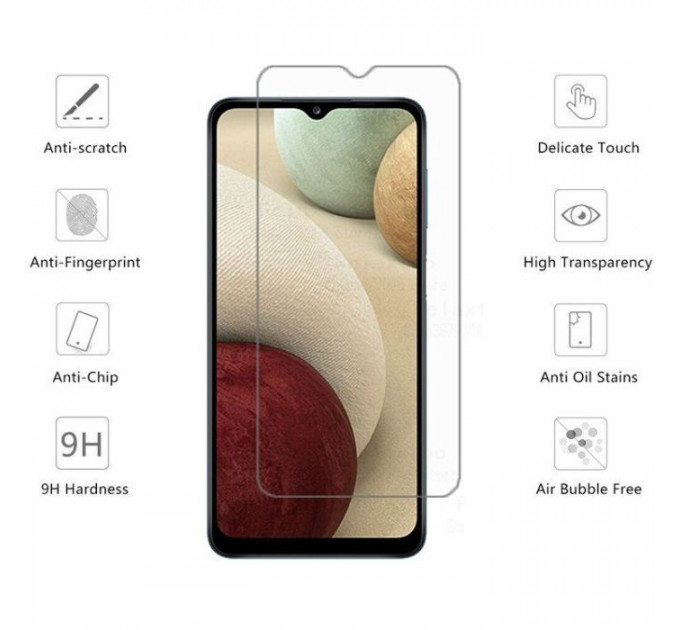 Скло захисне Drobak Samsung Galaxy A12 (464638)