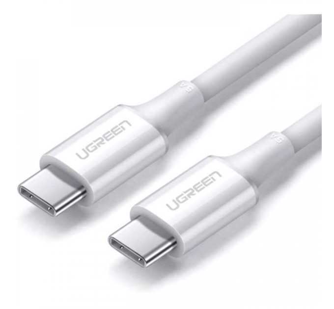 Дата кабель USB-C to USB-C 2.0m US300 20V\/5A 100W White Ugreen (60552)
