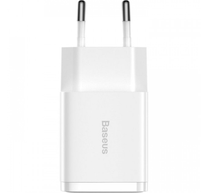Зарядний пристрій Baseus Compact Charger 2U White (CCXJ010202)
