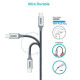 Дата кабеля USB-C to USB-C 1.8m USB 2.0 100W Choetech (XCC-1002-GY)