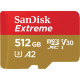 Карта пам/'яті SanDisk 512GB microSD class 10 UHS-I U3 V30 Extreme (SDSQXAV-512G-GN6MA)