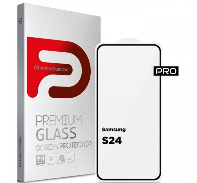 Скло захисне Armorstandart Pro Samsung S24 Black (ARM72436)