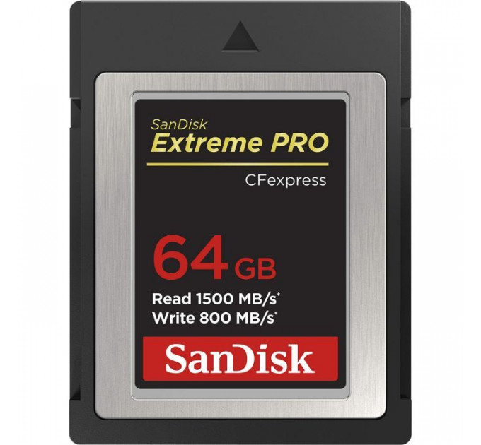 Карта памяти SanDisk 64GB CFexpress Extreme Pro (SDCFSP-256G-G46D)