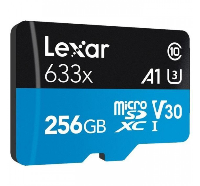 Карта памяти Lexar 256GB microSDXC class 10 UHS-I 633x (LSDMI256BB633A)