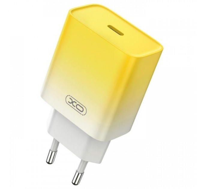 Зарядний пристрій XO CE18 PD30W USB-C Yellow (XO-CE18-YEL)