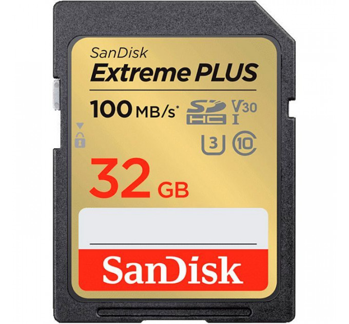 Карта памяти SanDisk 32GB SDXC class 10 Extreme PLUS (SDSDXWT-032G-GNCIN) Карта памяти SanDisk 32GB SDXC class 10 Extreme PLUS (SDSDXWT-032G-GNCIN)