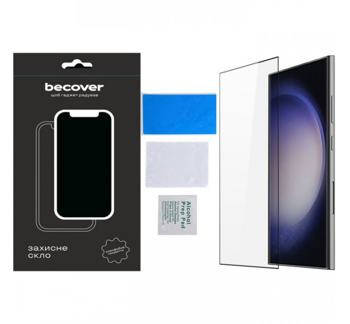 Стекло защитное BeCover Samsung Galaxy S24 Ultra SM-S928 Black (711318)