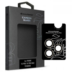 Скло захисне Armorstandart for Camera Supreme BI iPhone 16 Pro\/16 Pro Max Titanium (ARM79423)