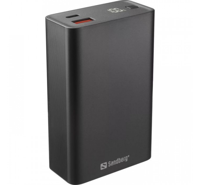 Батарея универсальная Sandberg 20000mAh, PD/65W, QC/3.0, low carrent mode, +cable 100W (420-95)