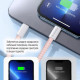 Дата кабеля USB-C to USB-C 1.0m 60W 3.0А pink ColorWay (CW-CBPDCC061-P)