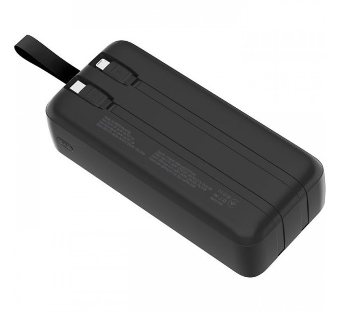 Батарея універсальна ColorWay 30 000 mAh EnergyPlus PD\/18W, QC3.0\/22.5W, Black (CW-PB300LPB4BK-PDD)
