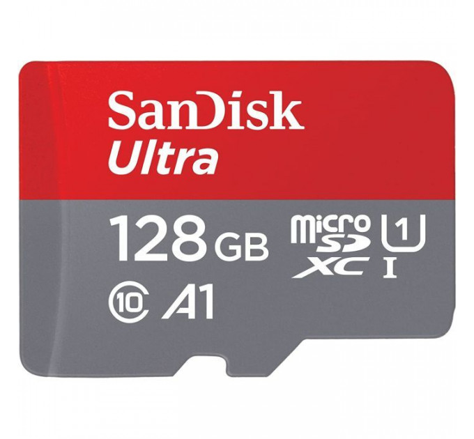 Карта пам/'яті SanDisk 128GB microSD class 10 UHS-I A1 Ultra (SDSQUAB-128G-GN6MN)