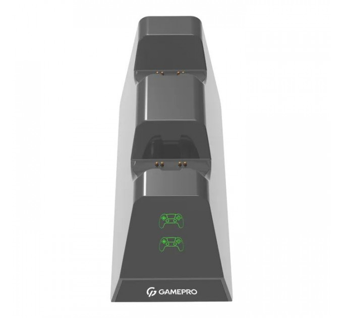 Зарядное устройство для GamePro CHS420B Для геймпадов DualSense PS5 Black (CHS420B) Зарядное устройство для GamePro CHS420B Для геймпадов DualSense PS5 Black (CHS420B)
