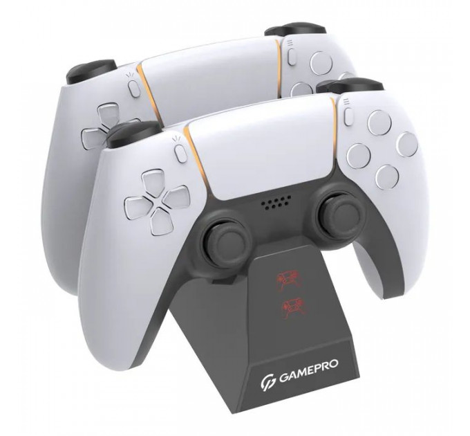 Зарядное устройство для GamePro CHS420B Для геймпадов DualSense PS5 Black (CHS420B)