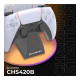 Зарядное устройство для GamePro CHS420B Для геймпадов DualSense PS5 Black (CHS420B)