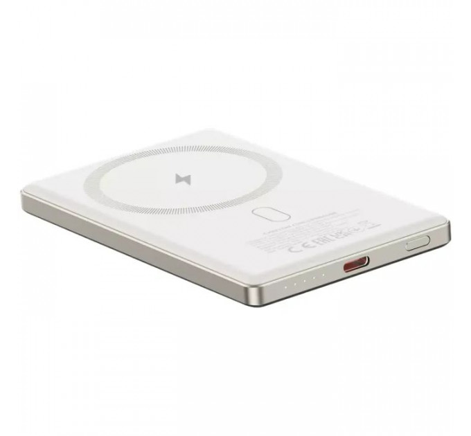 Батарея универсальная Canyon 5000mAh OnPower 505 slim Magsafe PD/20W Beige (CNS-CPB505BE)