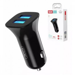 Зарядний пристрій XO CC31 2.4A\/2 USB Black (XO-СC31-BK)