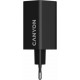 Зарядний пристрій Canyon HEXAGON 65 GaN 65W 2xPD 1xQC EU Black (CND-CHAHEX65B)