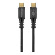 Дата кабель USB-C to USB-C 1.0m Promate (powerbolt240-1m.black)