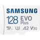 Карта памяти Samsung 128 GB microSDXC Class 10 UHS-I U3 V30 A2 EVO Plus+SD Adapte (MC128SA\/EU)