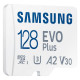 Карта памяти Samsung 128 GB microSDXC Class 10 UHS-I U3 V30 A2 EVO Plus+SD Adapte (MC128SA\/EU)