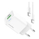 Зарядний пристрій ColorWay GaN Mini 35W PD Port PPS USB (Type-C PD + USB QC4.0) cable Type-C (CW-CHS055PDC-WT)