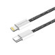 Дата кабель USB-C to Lightning 2.0m 27W PD FC black ColorWay (CW-CBPDCL068-BK)