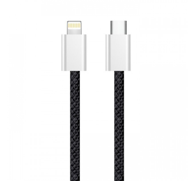 Дата кабель USB-C to Lightning 2.0m 27W PD FC black ColorWay (CW-CBPDCL068-BK)