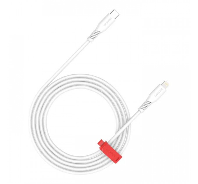 Дата кабель USB-C to Lightning 2.0m 30W White Canyon (CNS-CLN30SC20W)