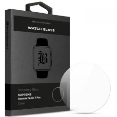 Скло захисне Armorstandart Supreme Black Icon Garmin Fenix 7 Pro Clear (ARM84718)