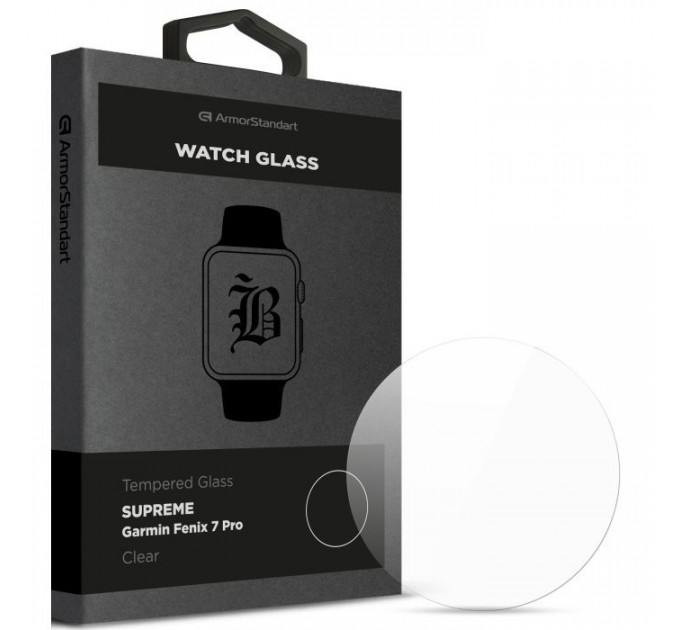 Стекло защитное Armorstandart Supreme Black Icon Garmin Fenix 7 Pro Clear (ARM84718) Стекло защитное Armorstandart Supreme Black Icon Garmin Fenix 7 Pro Clear (ARM84718)