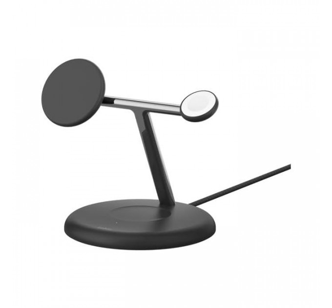 Зарядное устройство для Belkin 3in1 Magnetic Adjustable Pad Qi2 15W Black (WIZ023VFBK)
