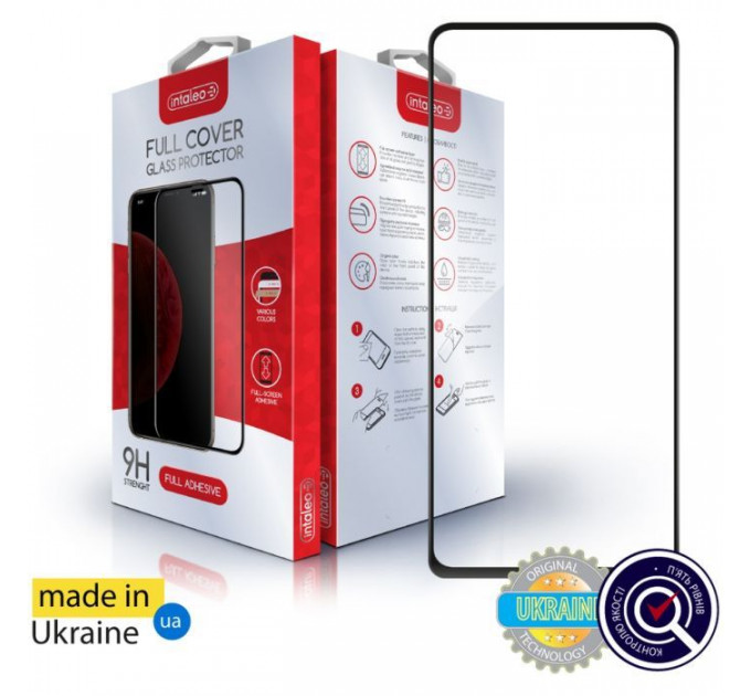 Стекло защитное Intaleo Full Glue Moto G75 Black (1283126607400)