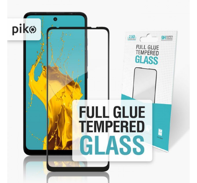 Скло захисне Piko Full Glue MOTO G60 Black (1283126521140)
