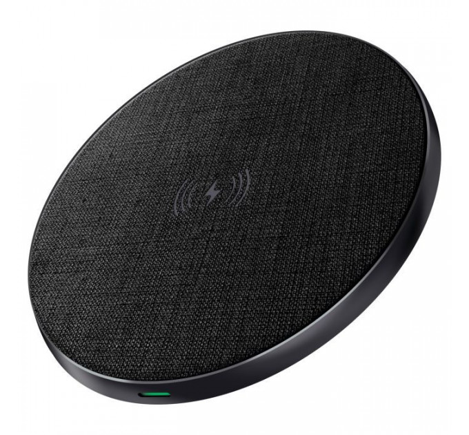 Зарядний пристрій Armorstandart Wireless Charging Resolute Power AWC-47 Round 15W Black (ARM73179)