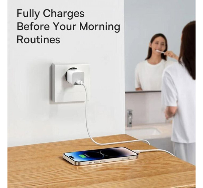 Зарядний пристрій Baseus Super Si quick charger IC 30W white (CCSUP-J02)