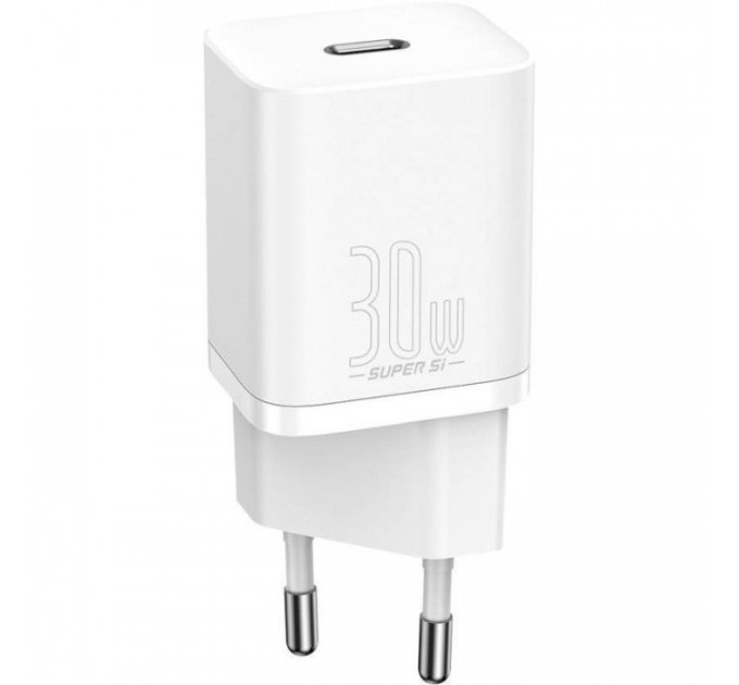 Зарядний пристрій Baseus Super Si quick charger IC 30W white (CCSUP-J02)