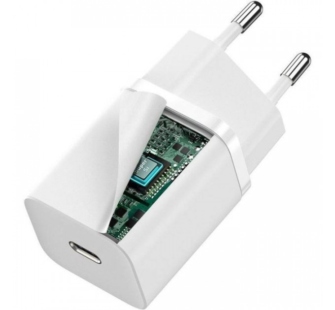 Зарядний пристрій Baseus Super Si quick charger IC 30W white (CCSUP-J02)