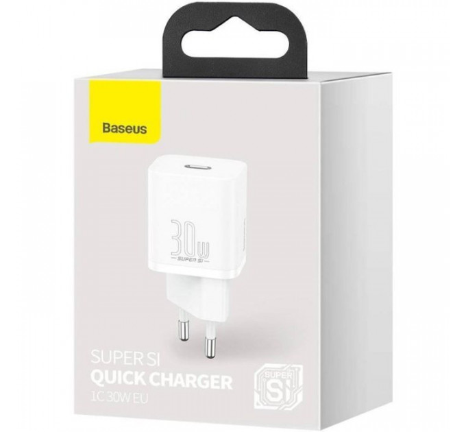 Зарядний пристрій Baseus Super Si quick charger IC 30W white (CCSUP-J02)