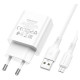 Зарядний пристрій BOROFONE BA74A Aspirer USB + cable USB to Micro 5P White (6974443388664)