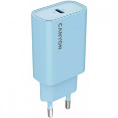 Зарядний пристрій Canyon 30CL OnCharge USB-C PD30W Light Blue (CNE-CHA30CLLBL)