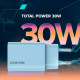 Зарядний пристрій Canyon 30CL OnCharge USB-C PD30W Light Blue (CNE-CHA30CLLBL)