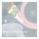 Дата кабель USB-C to USB-C 1.2m 60W PD TransLine-CC pink Promate (transline-cc.pink)