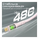 Дата кабель USB-C to USB-C 1.2m 60W PD TransLine-CC pink Promate (transline-cc.pink)