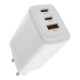 Зарядний пристрій EMOS V05G65 1xUSB-A + 2xUSB-C PD65W GaN (V05G65)