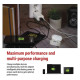 Зарядное устройство EMOS V05G65 1xUSB-A+2xUSB-C PD65W GaN (V05G65)