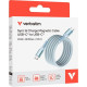 Дата USB-C кабель USB-C 1.2m Magnetic 100W blue Verbatim (31856)