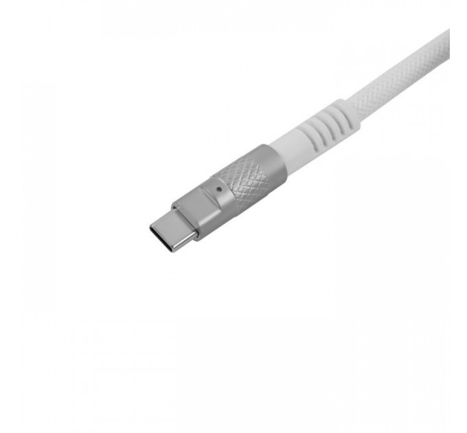 Дата кабель USB-C + USB A to USB-C 1.0m Double-Sleeved Geek white Keychron (CAB20_KEYCHRON)