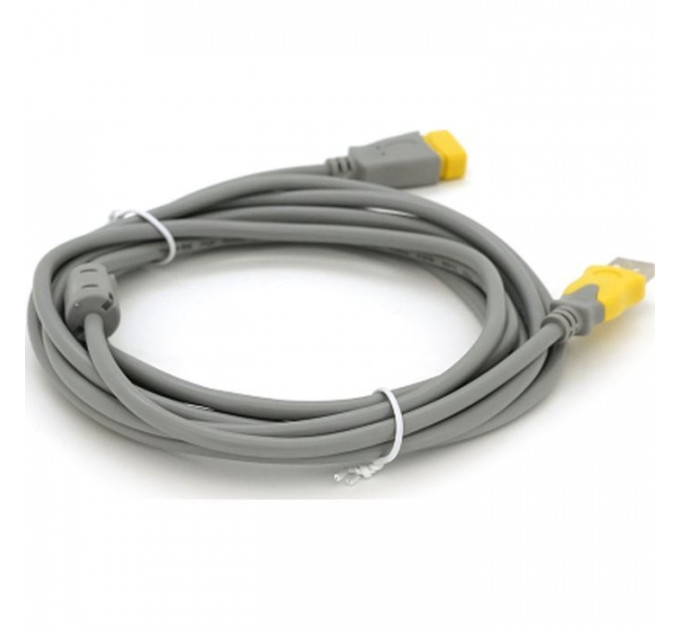 Дата кабель USB 2.0 AM\/AF 3.0m ferrite grey yellow V-LINK (YT-AM\/AF-3.0GY)