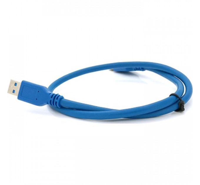 Дата кабель USB 3.0 AM\/AM 0.6m Blue Voltronic (YT-3.0AM+AM-0.6)